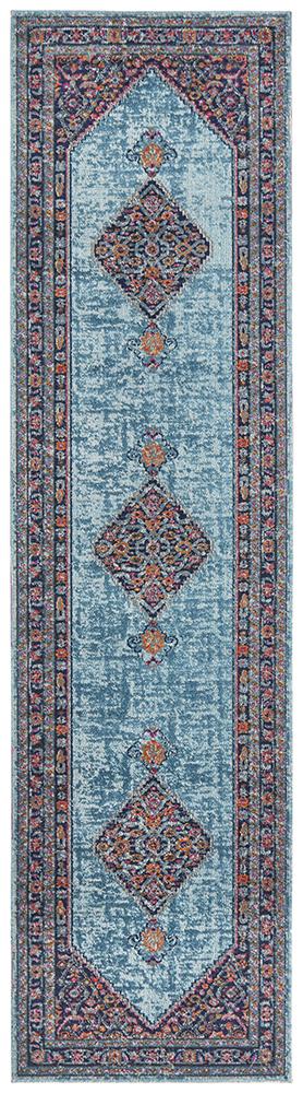 Infinity Rug - Blue Diamond.