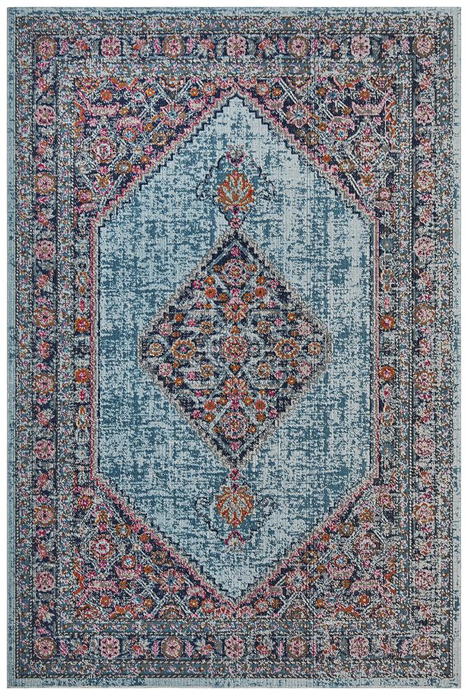 Infinity Rug - Blue Diamond.