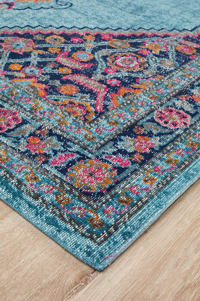 Infinity Rug - Blue Diamond.