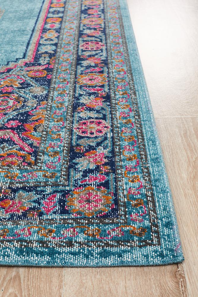 Infinity Rug - Blue Diamond.