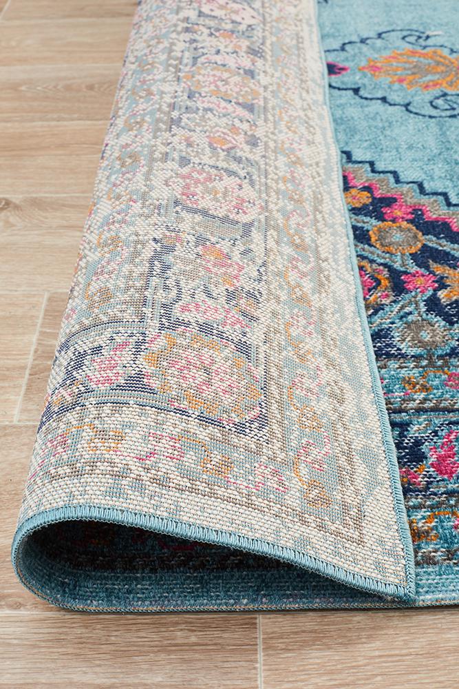 Infinity Rug - Blue Diamond.