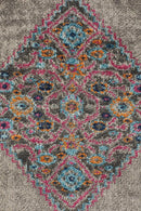 Infinity Runner Rug - Grey Diamond.