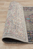 Infinity Runner Rug - Grey Diamond.