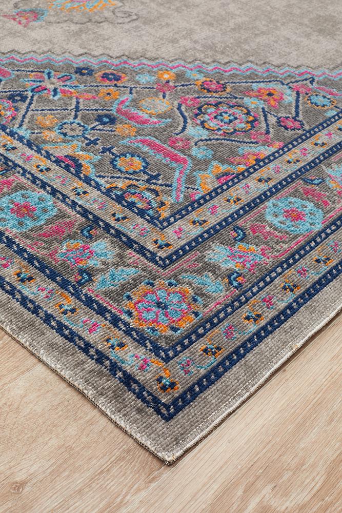 Infinity Rug - Grey Diamond.