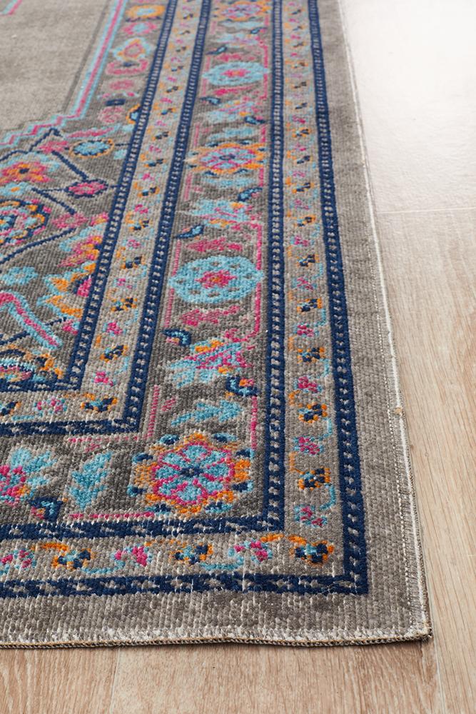 Infinity Rug - Grey Diamond.