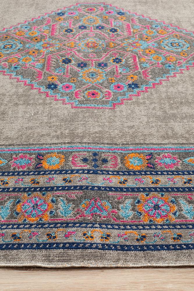 Infinity Rug - Grey Diamond.