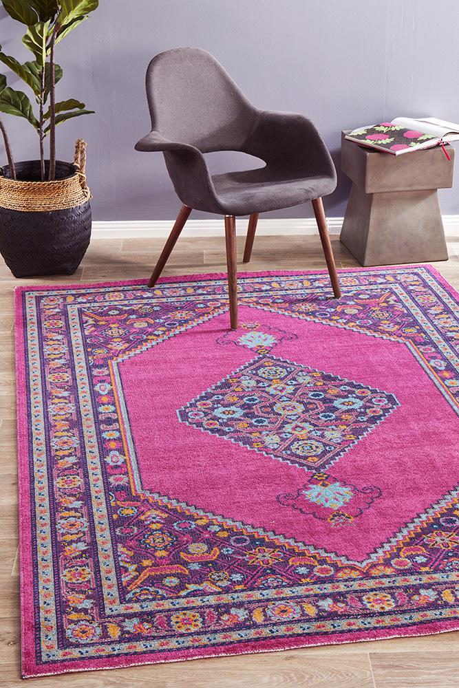 Infinity Rug - Pink Diamond.
