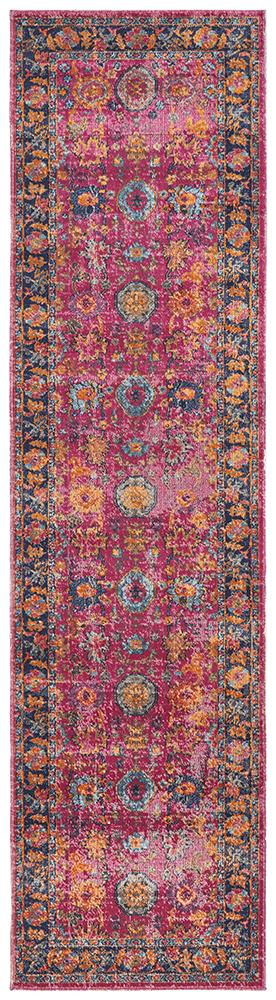 Infinity Rug - Pink Corners.