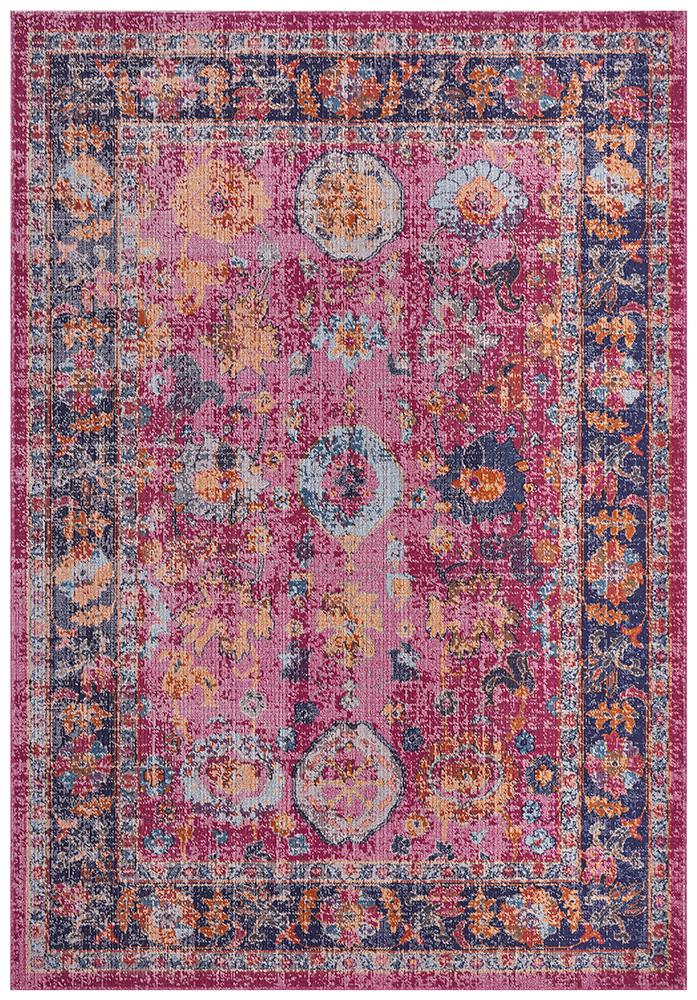 Infinity Rug - Pink Corners.