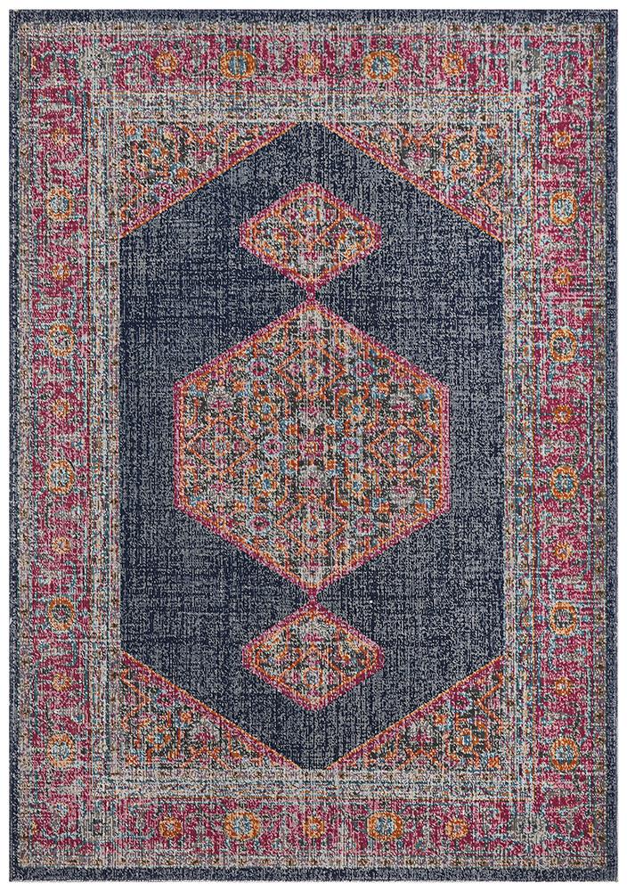 Infinity Rug - Navy Blink.