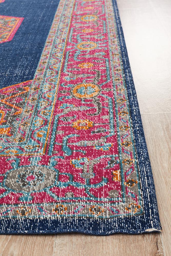 Infinity Rug - Navy Blink.