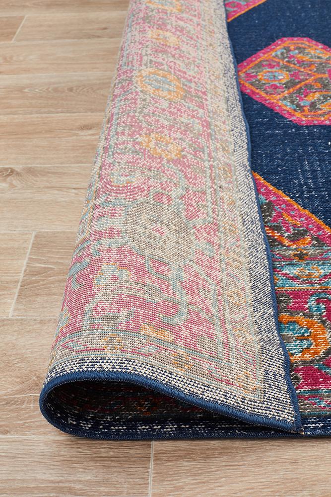 Infinity Rug - Navy Blink.