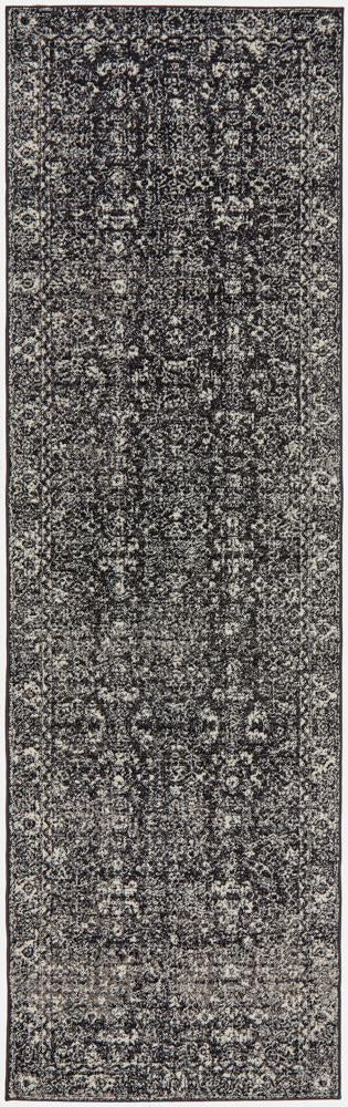 Waken Runner Rug - Charcoal.