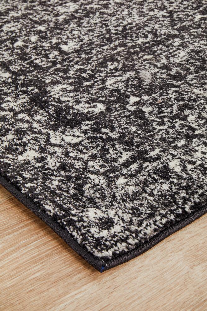 Waken Runner Rug - Charcoal.