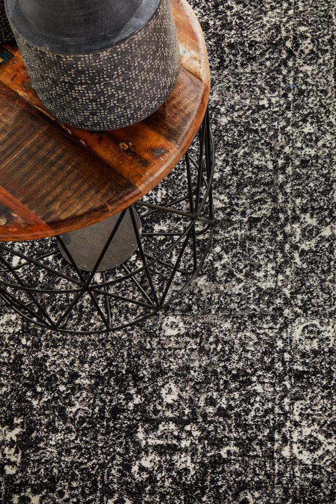 Waken Runner Rug - Charcoal.