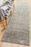 Waken Runner Rug - Grey Pidgeon.