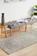 Waken Runner Rug - Grey Pidgeon.