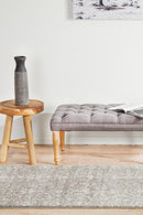 Waken Runner Rug - Grey Pidgeon.