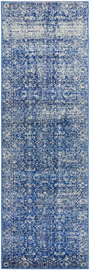 Waken Runner Rug - Navy Oasis.