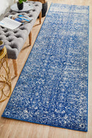 Waken Runner Rug - Navy Oasis.