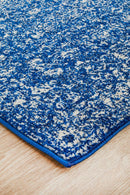 Waken Runner Rug - Navy Oasis.