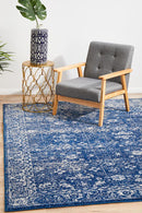 Waken Rug - Navy Oasis.
