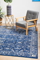 Waken Rug - Navy Oasis.