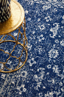 Waken Rug - Navy Oasis.