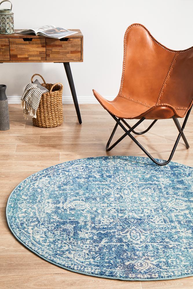 Waken Rug - Blue Muse.