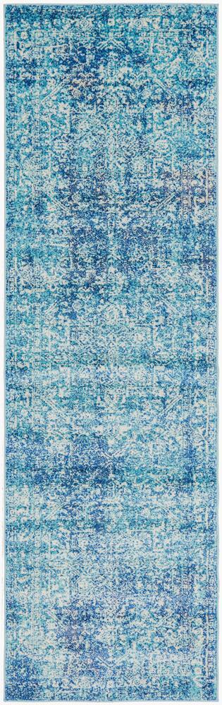 Waken Runner Rug - Blue Muse.