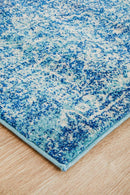 Waken Runner Rug - Blue Muse.