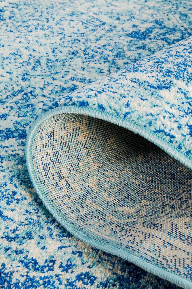 Waken Runner Rug - Blue Muse.