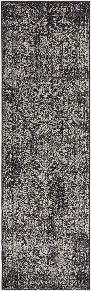 Waken Rug - Charcoal Scape.