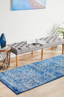 Waken Runner Rug - Navy II.