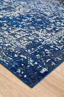 Waken Rug - Navy Contrast.