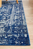 Waken Rug - Navy Contrast.