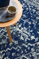 Waken Rug - Navy Contrast.