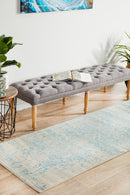 Waken Runner Rug - White Glacier.