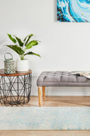 Waken Runner Rug - White Glacier.