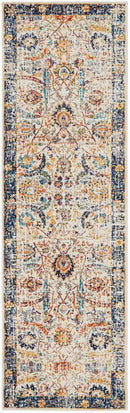 Waken Rug - Ivory Peacock.