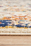 Waken Rug - Ivory Peacock.