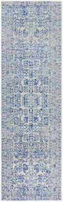 Waken Runner Rug - Blue Frost.