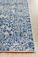 Waken Runner Rug - Blue Frost.