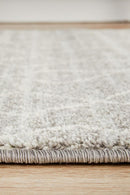 Waken Runner Rug - Silver Rome.