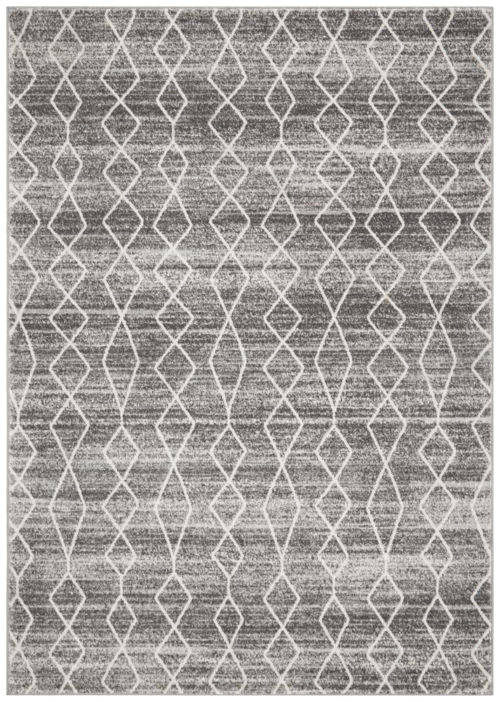 Waken Rug - Silver Rome.