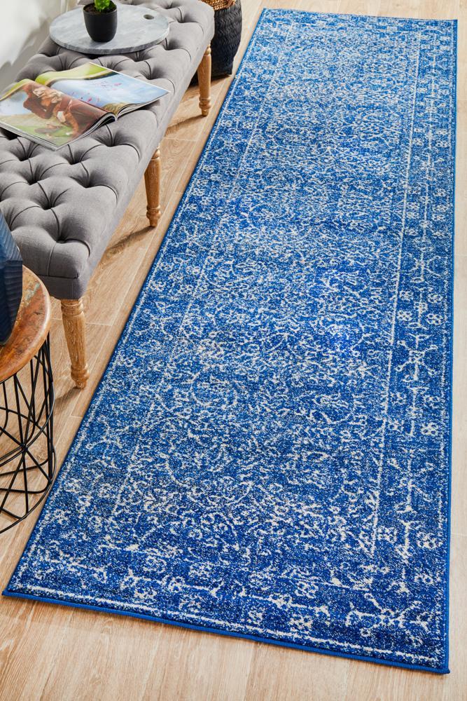 Waken Runner Rug - Navy II.