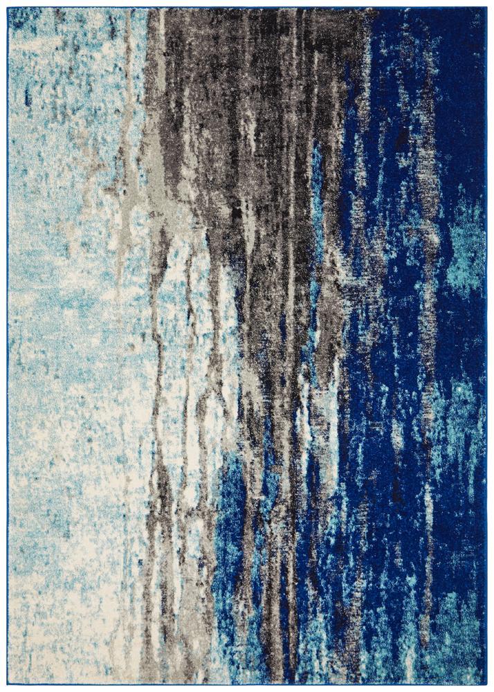 Waken Rug - Blue Transpire.