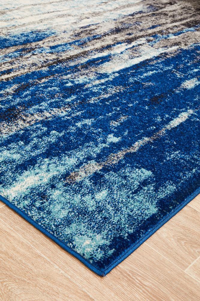 Waken Rug - Blue Transpire.