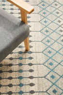 Waken Rug - White Slate.