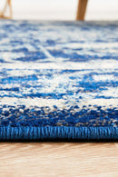 Waken Round Rug - Navy II.